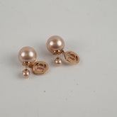 Christian Dior Pearl Tribal Earrings Costume Jewellery